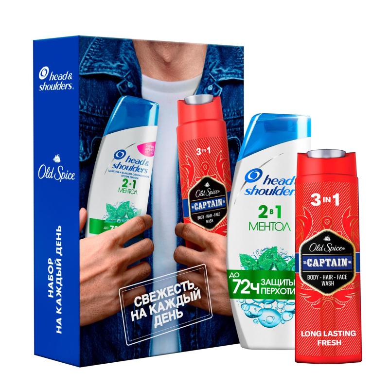 Подарочный набор HEAD & SHOULDERS Шампунь 200мл, Old Spice Гель/душа 250мл