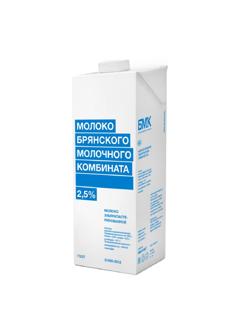 Молоко БМК ультрапастеризованное  2,5%, 975 мл