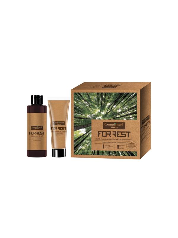 Подарочный набор Compliment Шампунь 2в1 200мл + Бальзам п/бритья 80мл