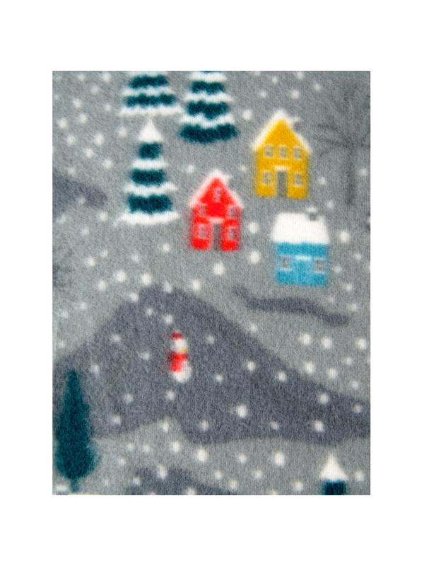 Плед флис Домики 130x170