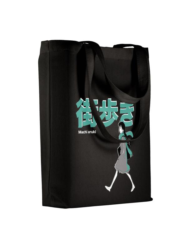 Сумка для покупок шоппер Black Manga Anime.City 34х36 см, 16-004-02/33