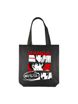 Сумка для покупок шоппер Black Manga Anime 34х36 см, 16-004-02/34