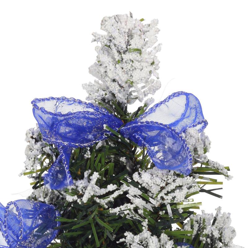 Елка , с декором, синий L20 W20 H30 см 237300