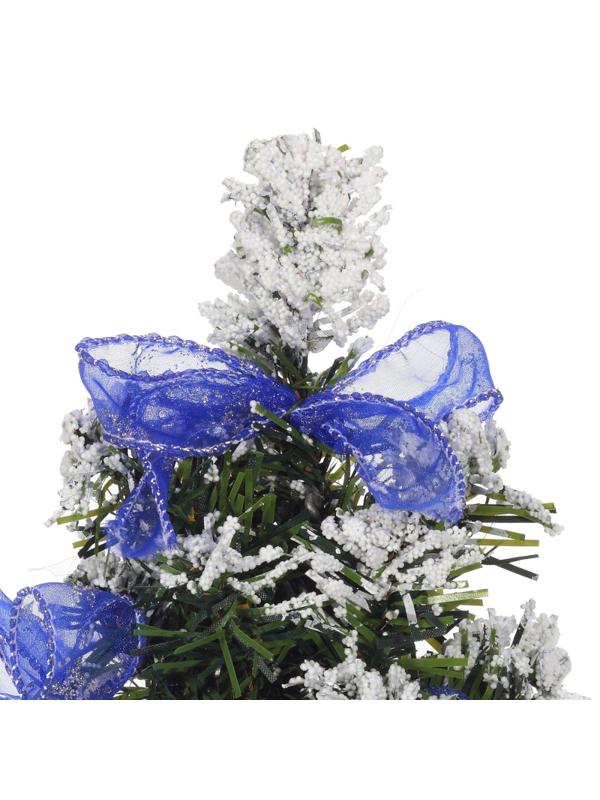 Елка , с декором, синий L20 W20 H30 см 237300