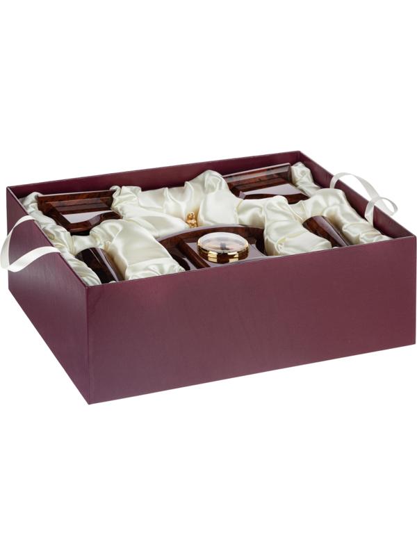 Набор настольный класса люкс офисный из обсидиана 6 предм. ИМПЕРИАЛ Россия