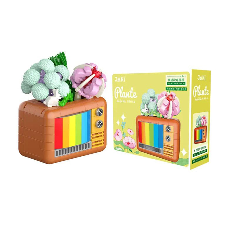 Конструктор Jaki «Телевизор: Винтажные суккуленты» JK2716