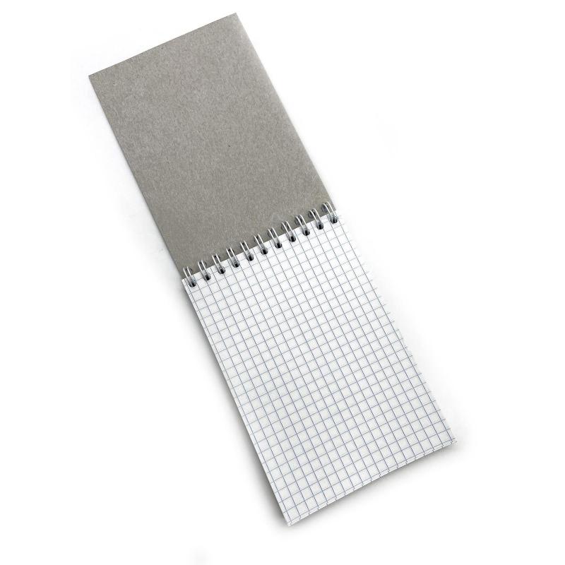 Блокнот  А6 80л клетка,гребень,обл.карт.Сладости.Мороженое С4173-42