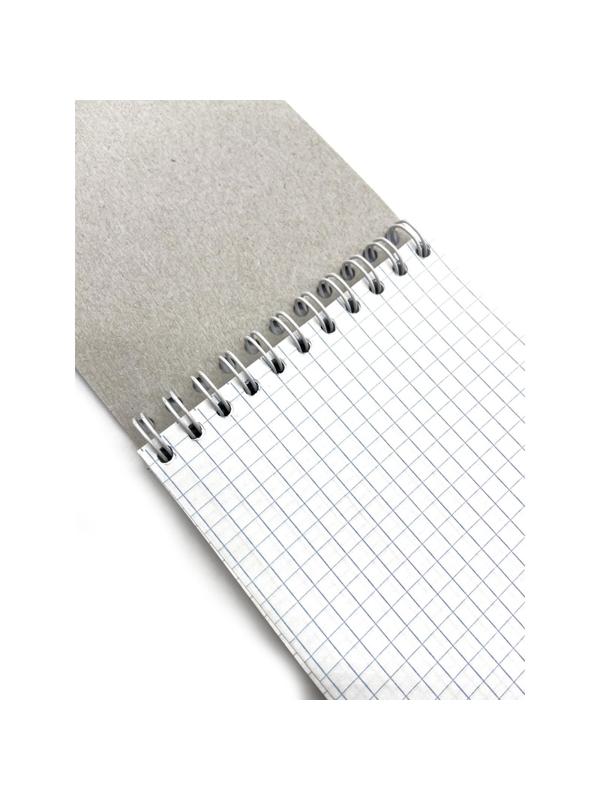 Блокнот  А6 80л клетка,гребень,обл.карт.Сладости.Мороженое С4173-42