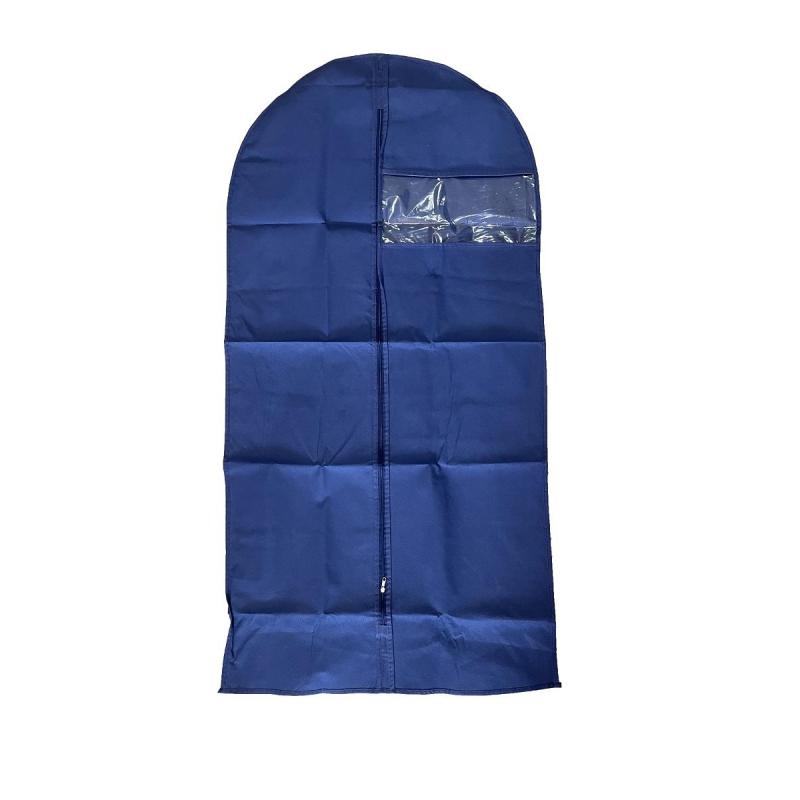 Чехол для одежды из спанбонда Luscan с окошком, 60х120см, синий, HD-HH009