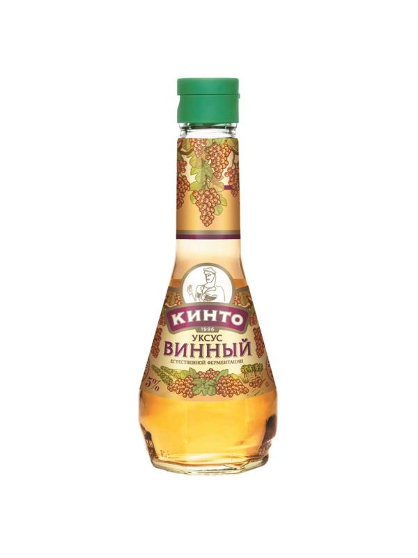 Уксус Кинто винный из белого вина 6проц. с/б 250мл