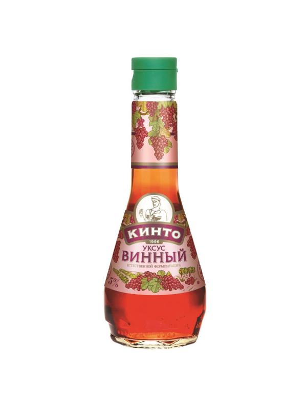 Уксус Кинто винный из красного вина 6проц. с/б 250мл
