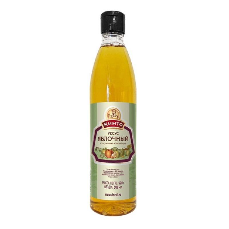 Уксус Кинто яблочный 5проц. пл/б 520г