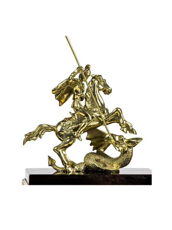 Набор настольный класса люкс офисный из обсидиана 4 предм. Держава Россия