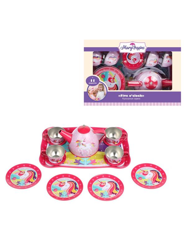 Набор мет. посуды Единорог 15 пр.