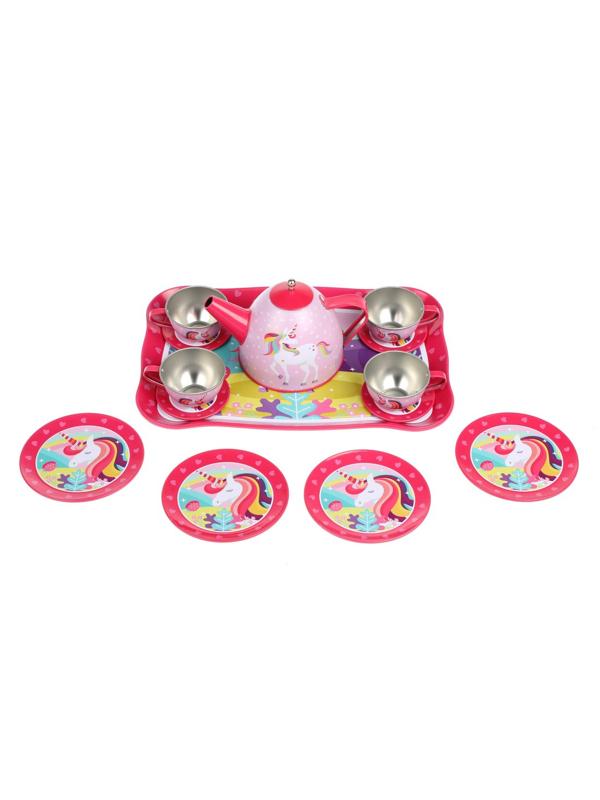 Набор мет. посуды Единорог 15 пр.