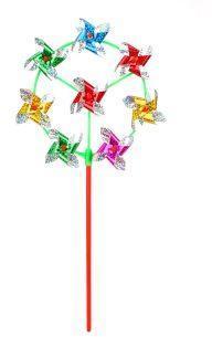 Вертушка Цветик 8 в 1, голограмма, 46 см в ассорт.