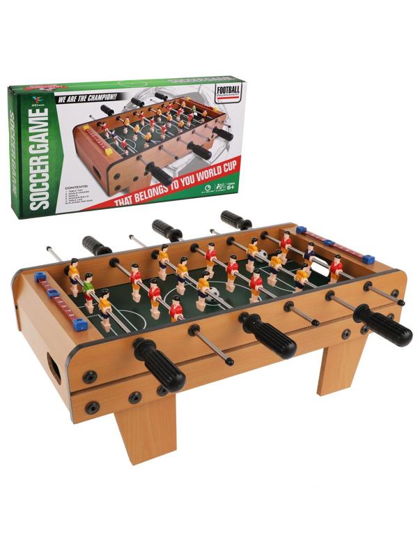 Настольная игра футбол 50х25х18 см., в компл. детали 76шт.,кор