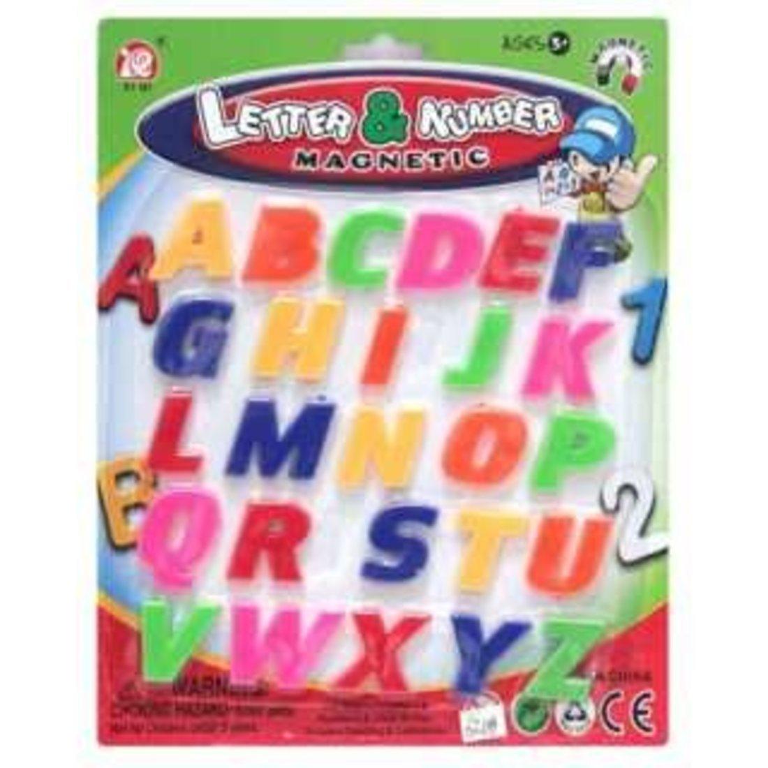 ДЕФЕКТ УПАКОВКИ Набор магнитных букв, англ., 26 шт, блистер