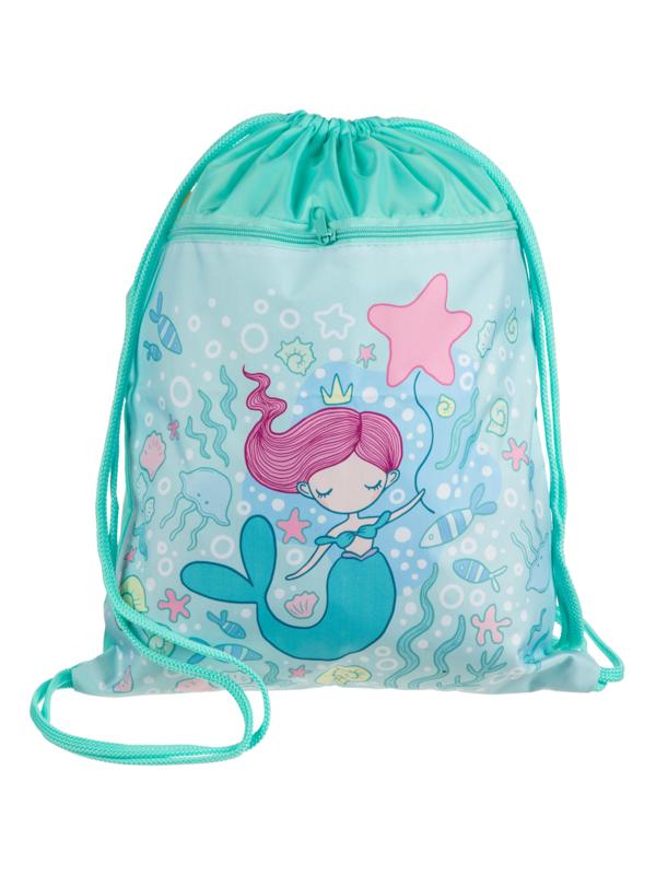 Мешок для обуви №1School Русалка, 360х470 мм, карман, МО-26-2