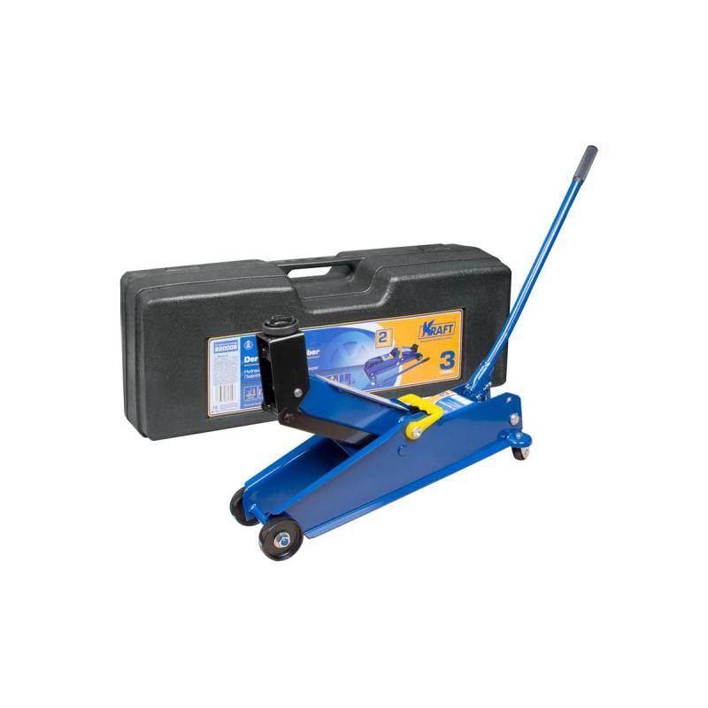 Домкрат подкатной гидравл, 3 т (min 192mm-max 535mm) KRAFT KT 820006