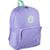 Рюкзак №1School сиреневый эмблема Зайчики