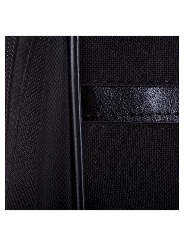 Сумка деловая OfficeSpace Ancona ткань,черный, 2 отд, молния, По_ТК_688