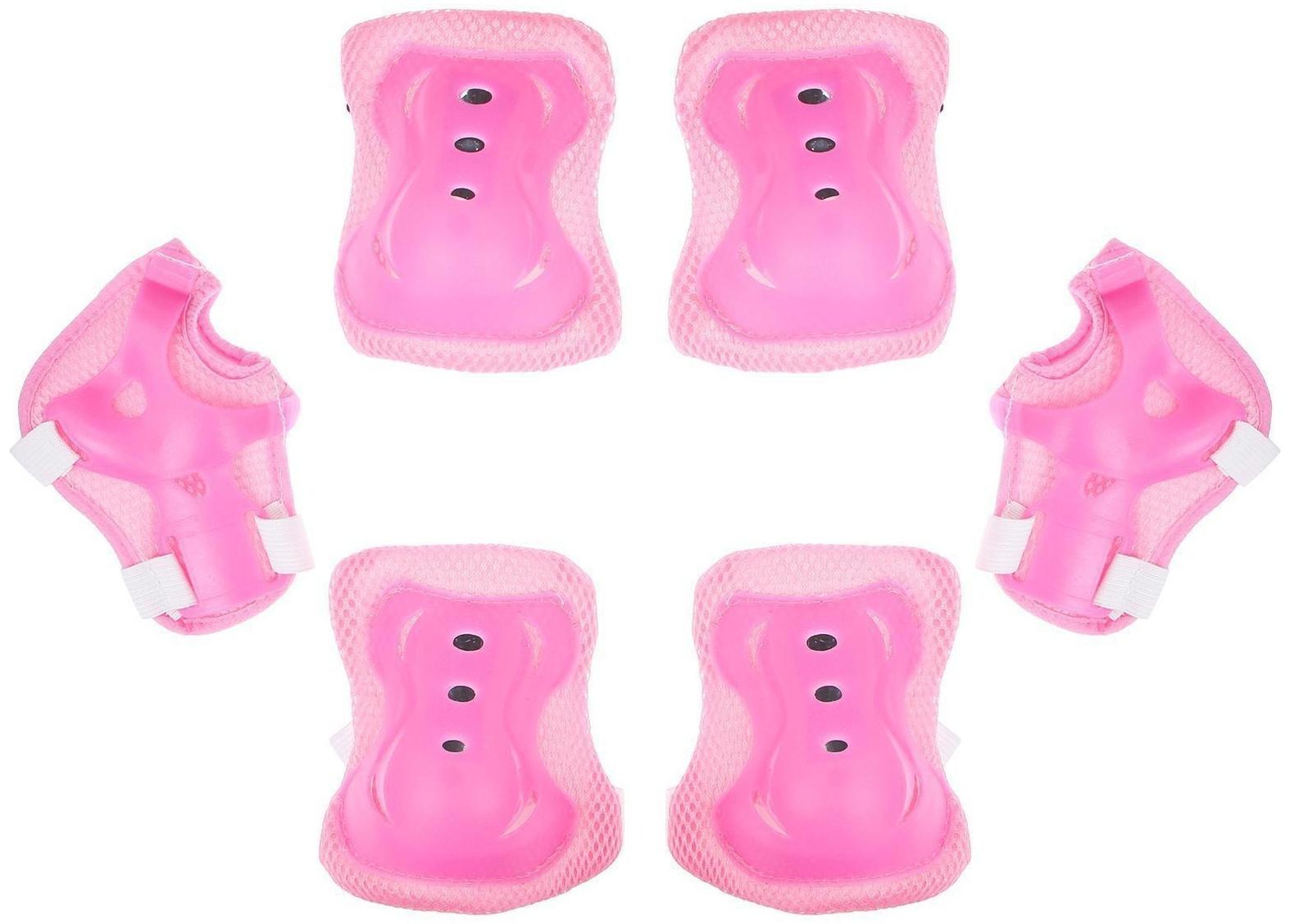 Защита роликовая OT-2020 р М, розовая