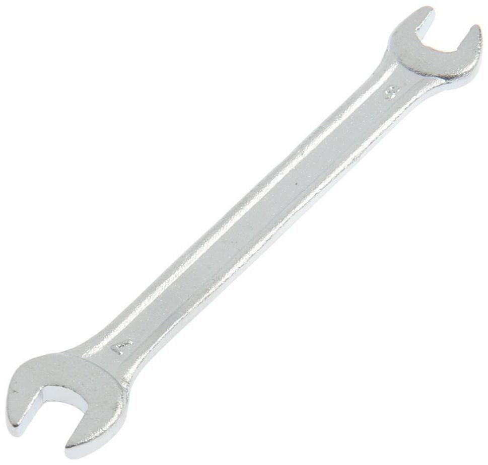 Ключ рожковый ТУНДРА, хромированный, 6 х 7 мм