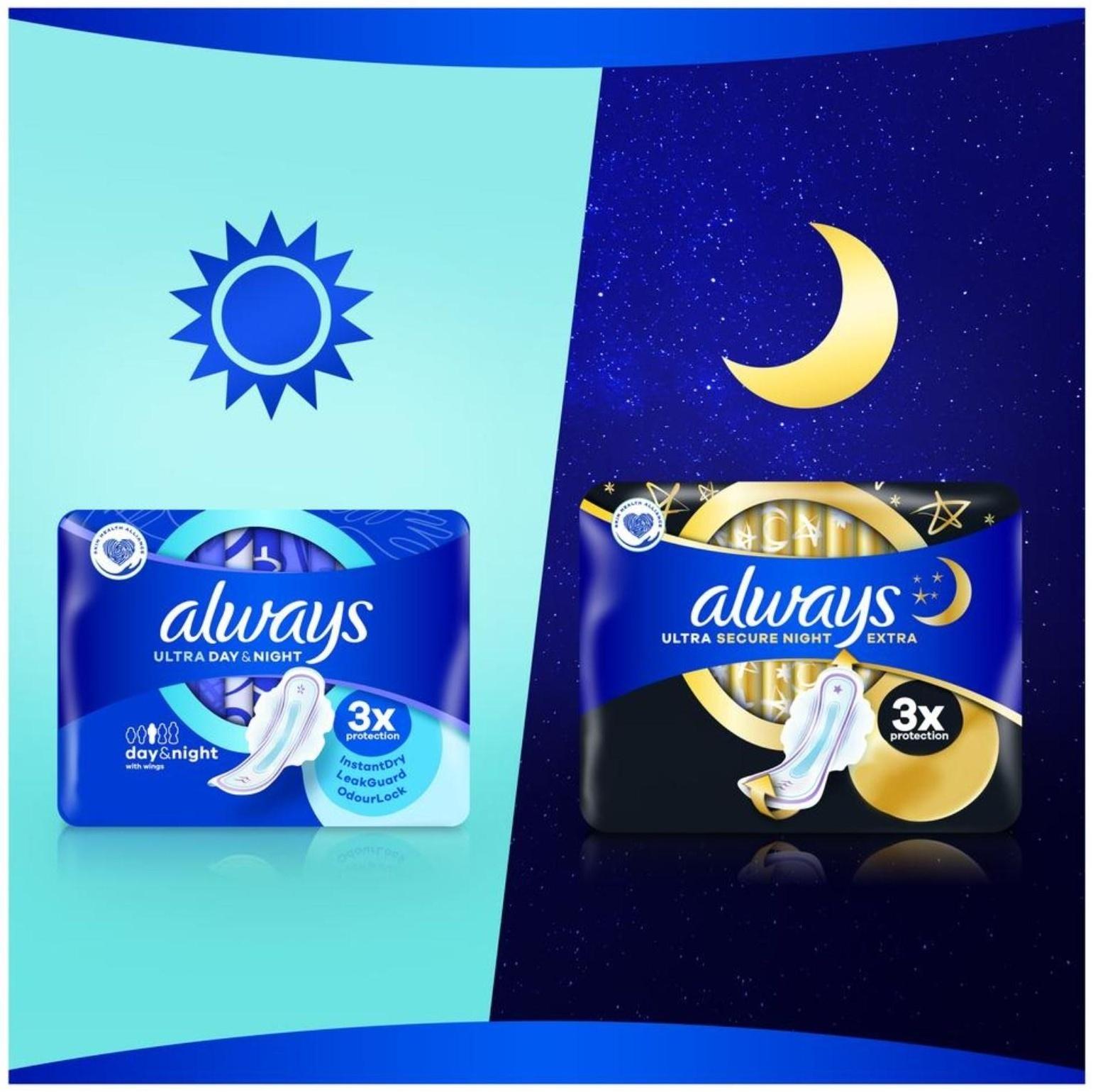 Прокладки Always Ultra Night, 7 шт