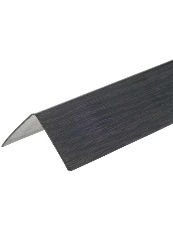 Уголок 30*30 2,7м венге чёрный (двухсторон)