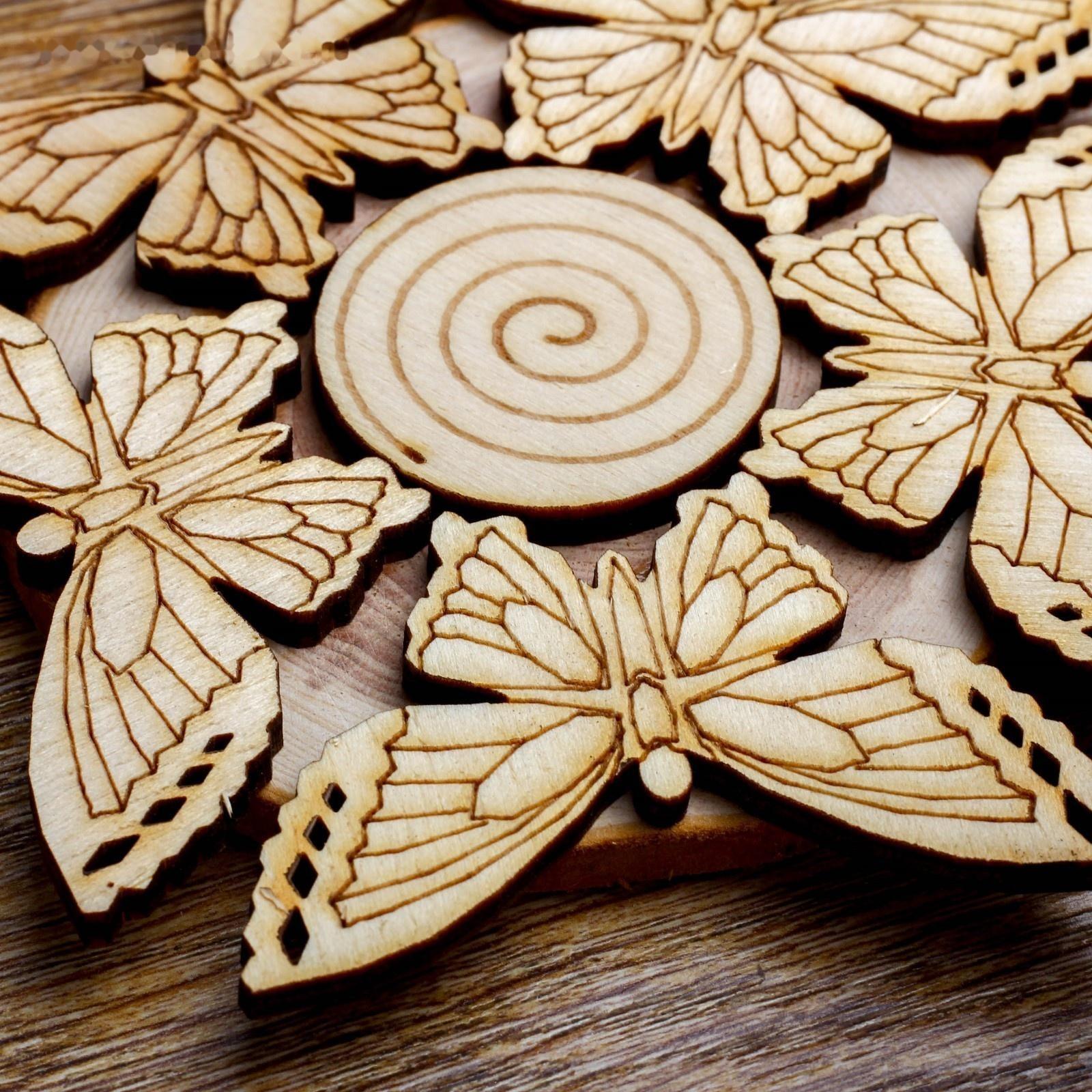 Подставка под горячее «Бабочки», D=11 см, можжевельник