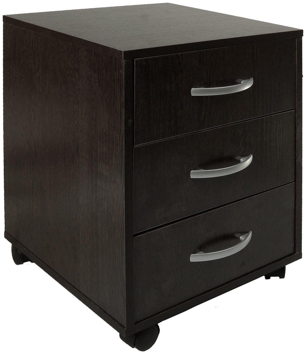 Тумба выкатная, 420х400х585, Венге темный