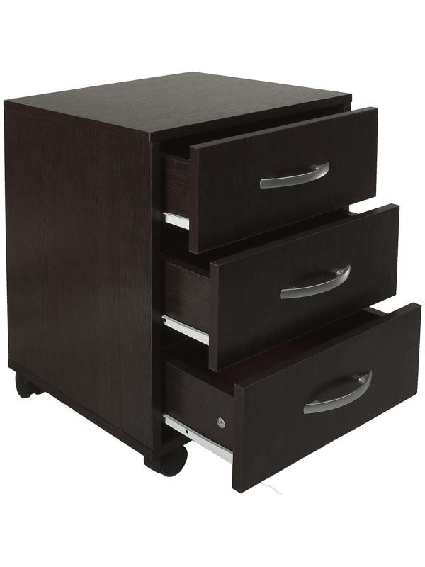 Тумба выкатная, 420х400х585, Венге темный