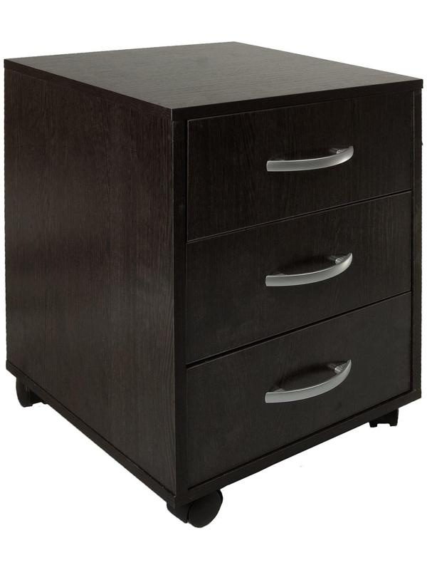 Тумба выкатная, 420х400х585, Венге темный