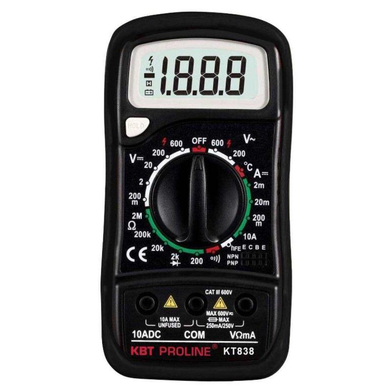 Мультиметр цифровой KT 838 PROLINE (КВТ)