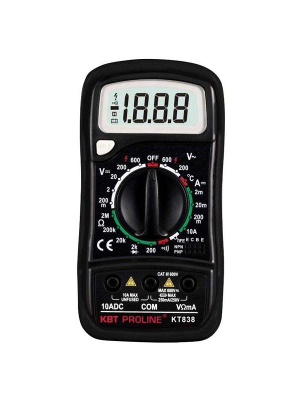 Мультиметр цифровой KT 838 PROLINE (КВТ)