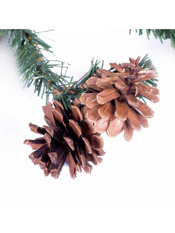 Еловый шлейф 2,7 м с шишками, объем 41 см 307-221