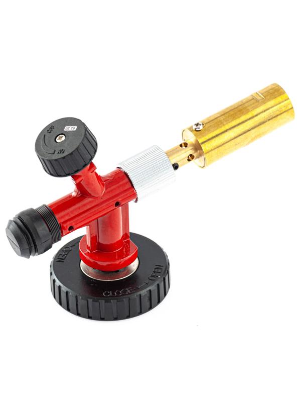 Горелка газовая MATRIX Профессионал, на газовый баллон, пьезоподжиг (91426)