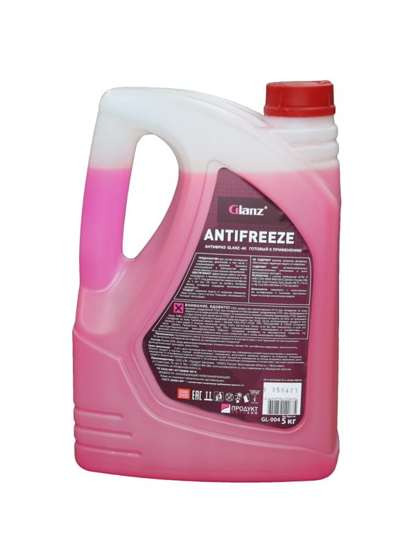 Антифриз Glanz G12 красный  5кг (36225)