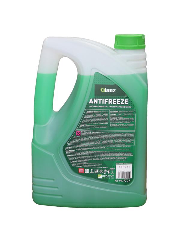 Антифриз Glanz G11 зеленый  5кг (36223)