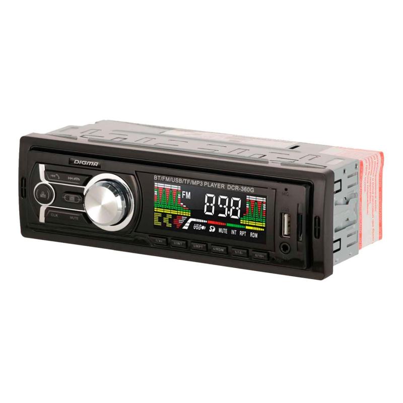 Автомагнитола Digma DCR-360G 1DIN 4x50Вт