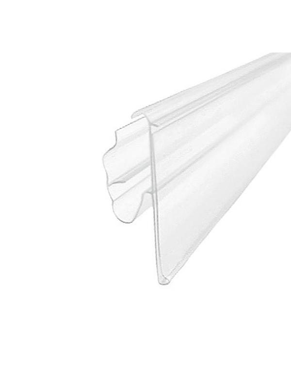 Ценникодержатель полочный двухпозиционный LST39 дл.988мм, прозр, 60шт/уп