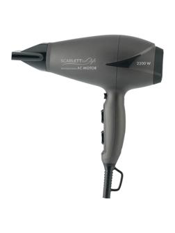 Фен SCARLETT SC-HD70I90, 2200Вт, темно-серый