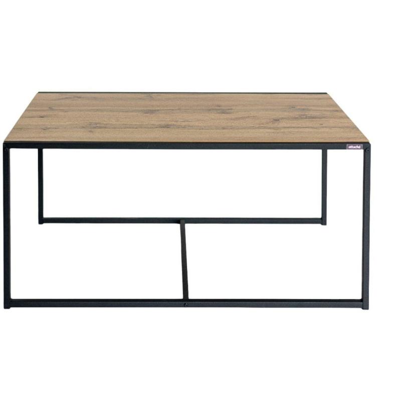 Стол журнальный TI_Attache Онега-1 1190x640x555 мет чер/ЛДСП дуб вотан