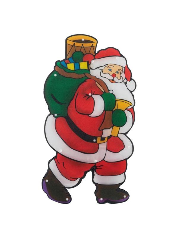 Фигура Светодиодная новогодняя Дед Мороз 2, 24x45см, 3xAAA, IP20 ENGDS-16