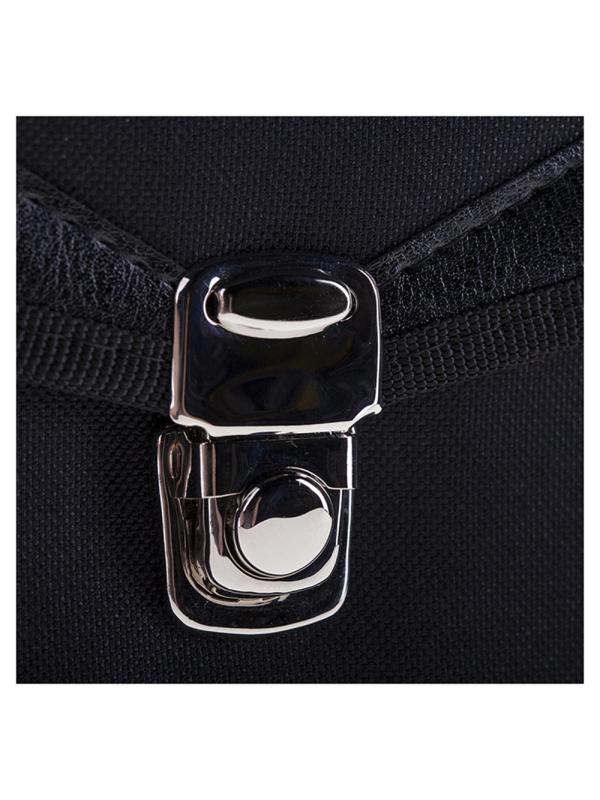 Портфель OfficeSpace Turin, ткань, черный, 2 отд,метал. замок,По_ТК_679