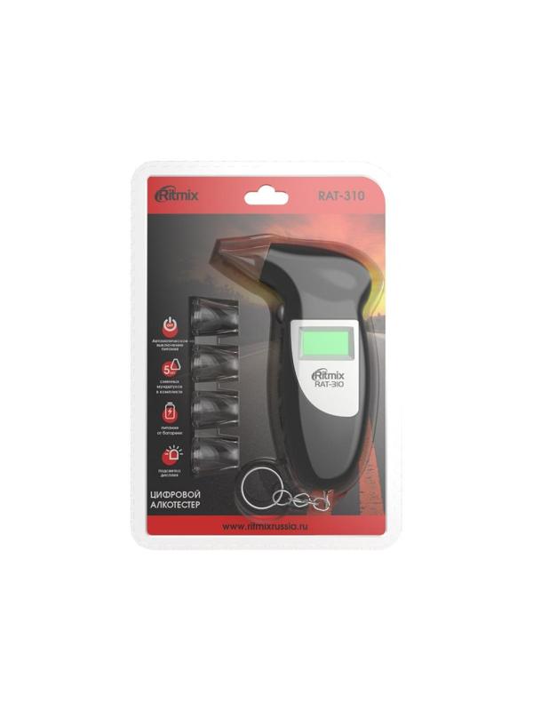 Алкотестер Ritmix RAT-310 Полупроводниковый датчик (15115895)