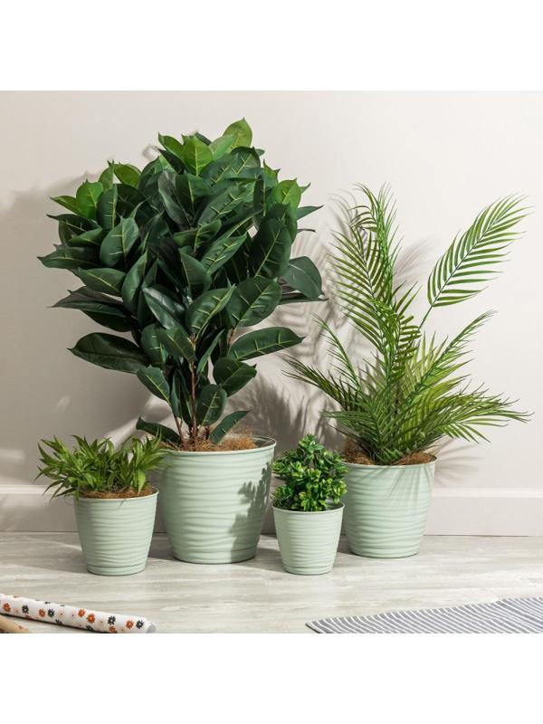 Горшок д/цветов Saffron D267мм,9,1л с поддоном (светло-зеленый),221610417