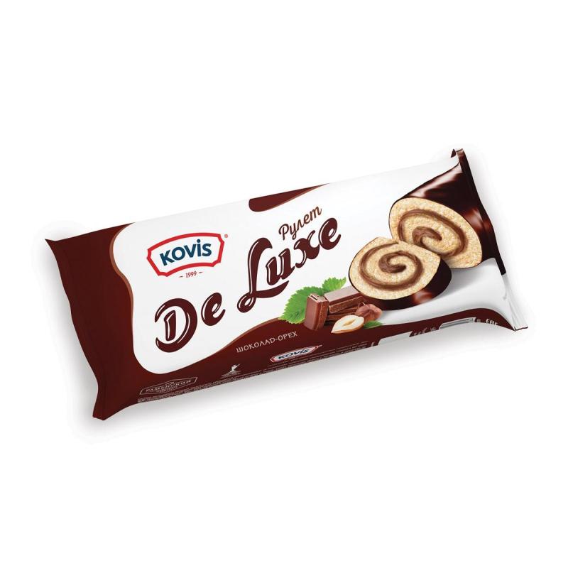 Рулет Kovis de Luxe Шоколад-Орех, 200гр