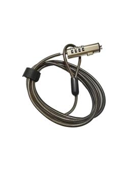 Тросик с замком Continent NCL-105,ультрабук, nano security slot, клин, 1,8м
